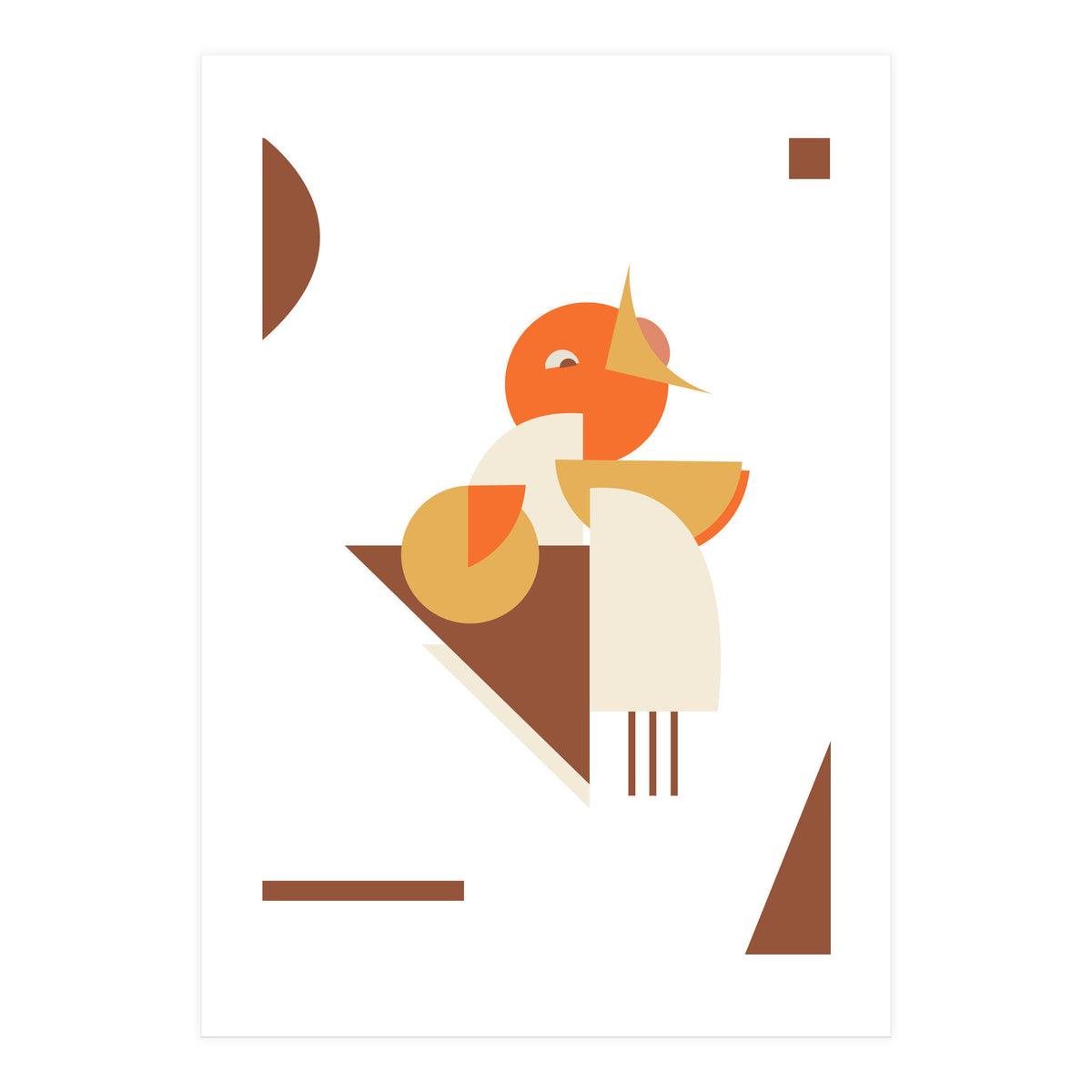 Little bird singing (Print Only)