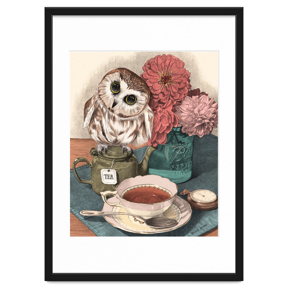 Sweet Little Tea Owl