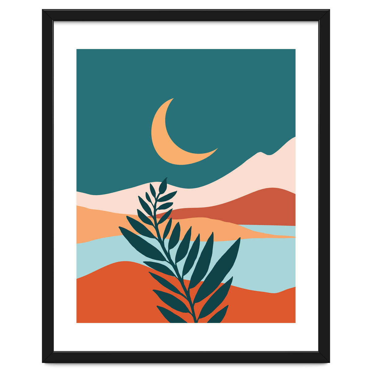 Moonlit Mediterranean