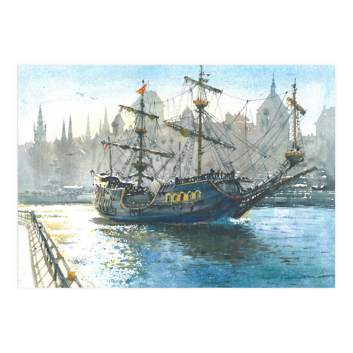 Old ship (Print Only)