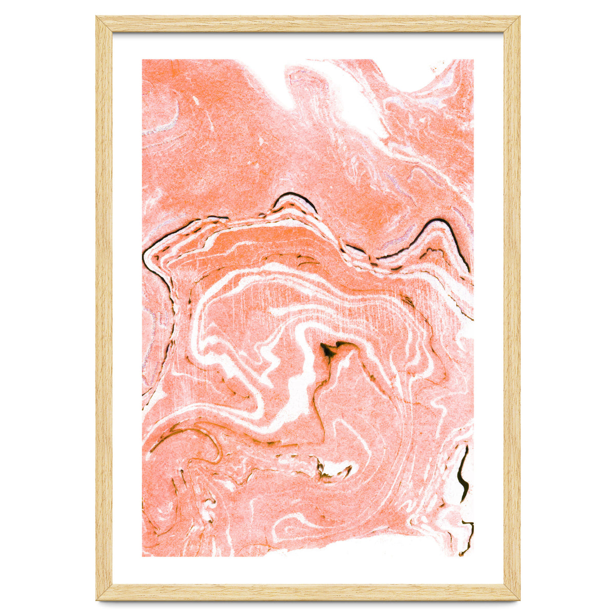 Coral Blush Marble