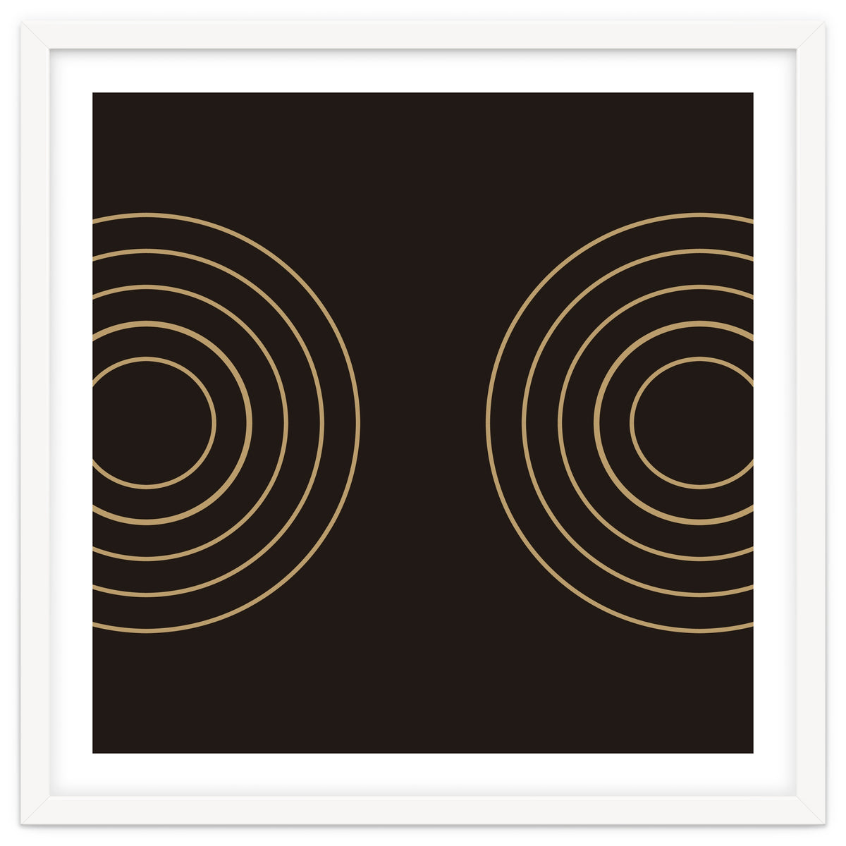 Golden circles | abstract minimal