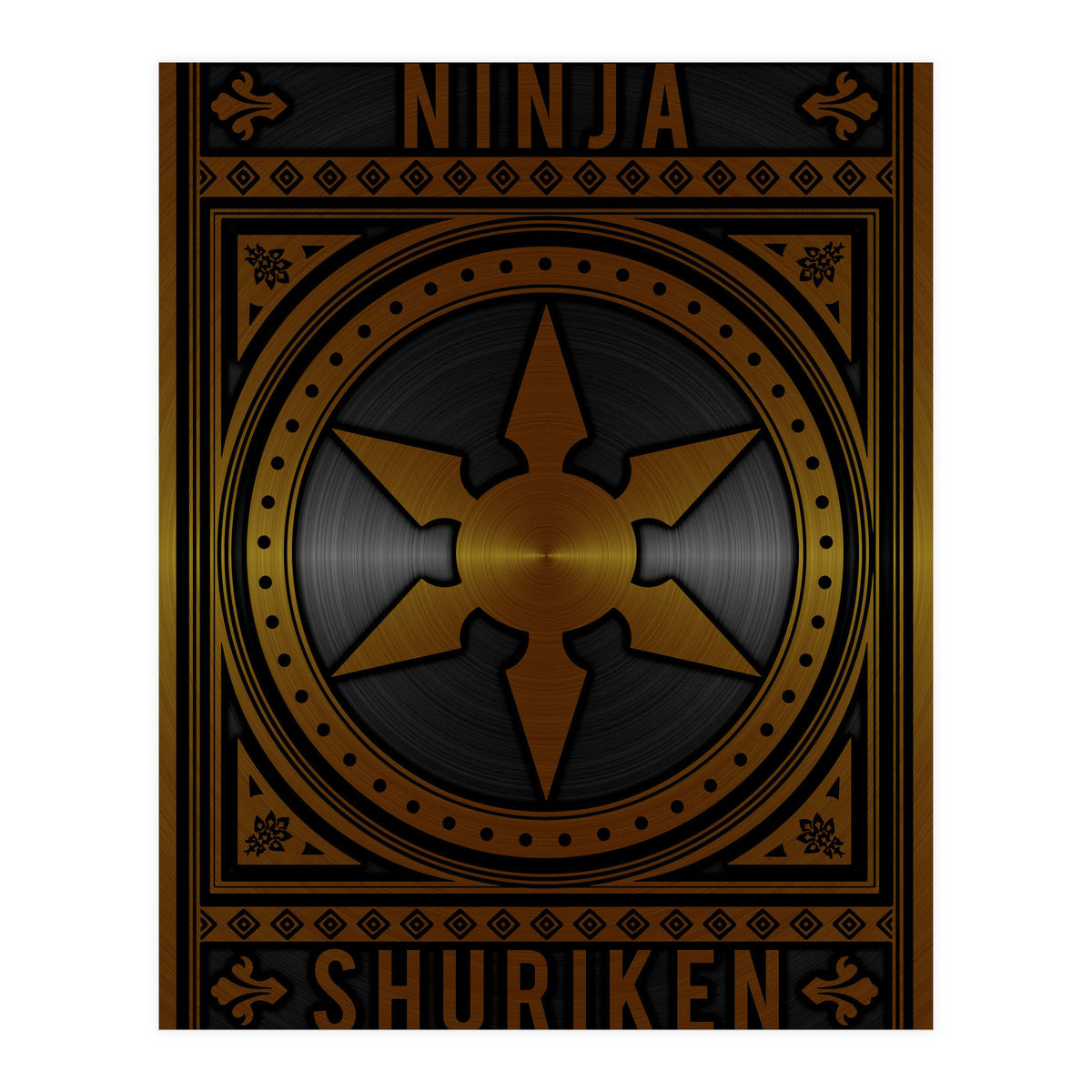 Ninja Shuriken (Print Only)