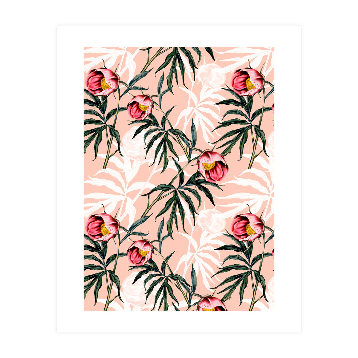 Flowery blooming pink (Print Only)