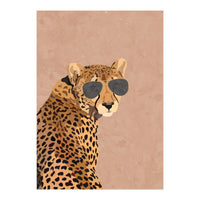 Cool Cheetah Beige and Brown (Print Only)