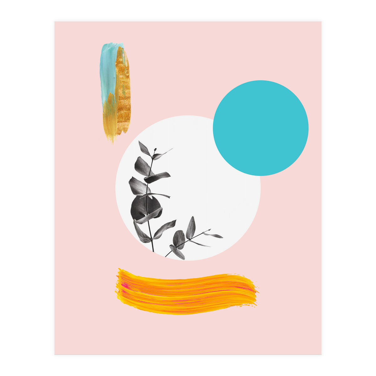 Modern Abstract Leaves (Print Only)