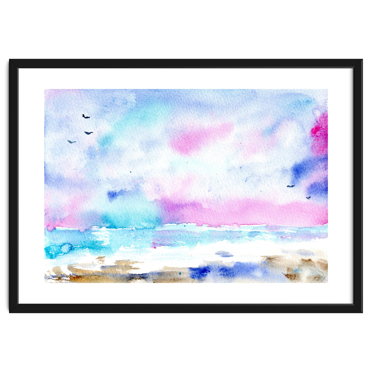 Tenderness of the sea || watercolor