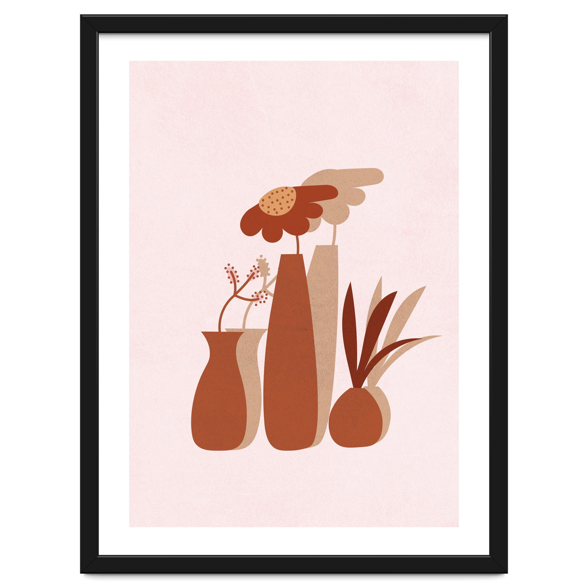 Mid Century Potted Plants