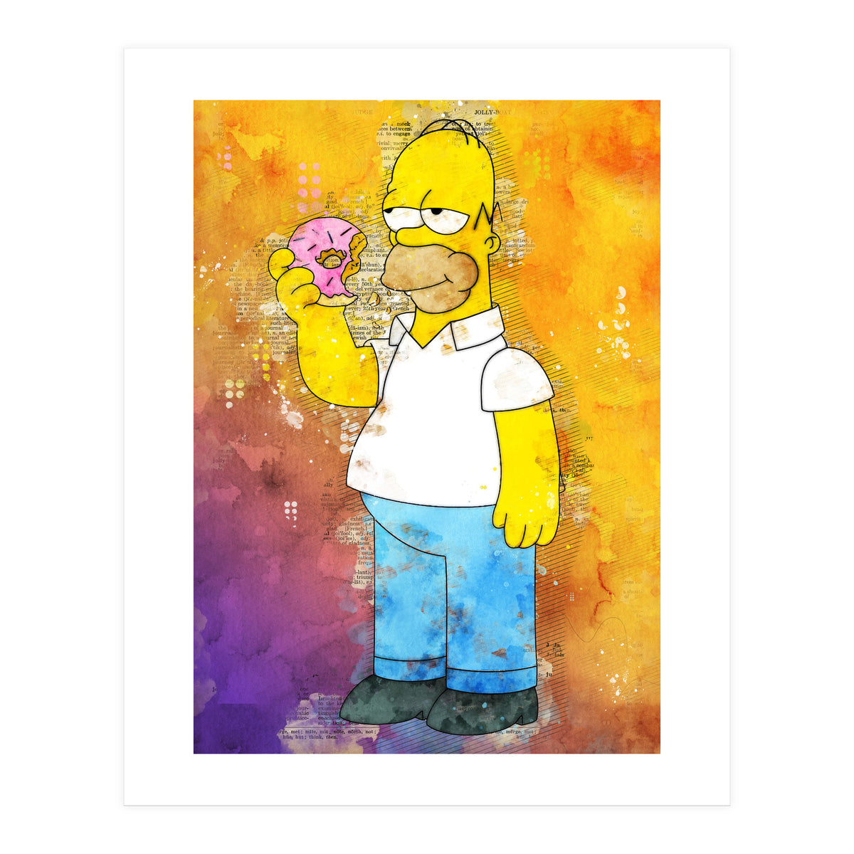 Homer Donut (Print Only)