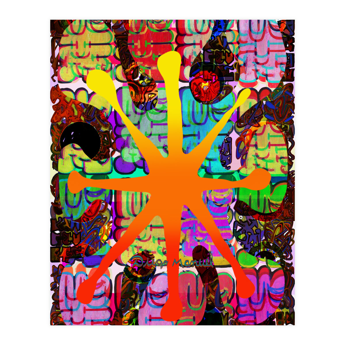 Fuego Y Graffiti 68 (Print Only)