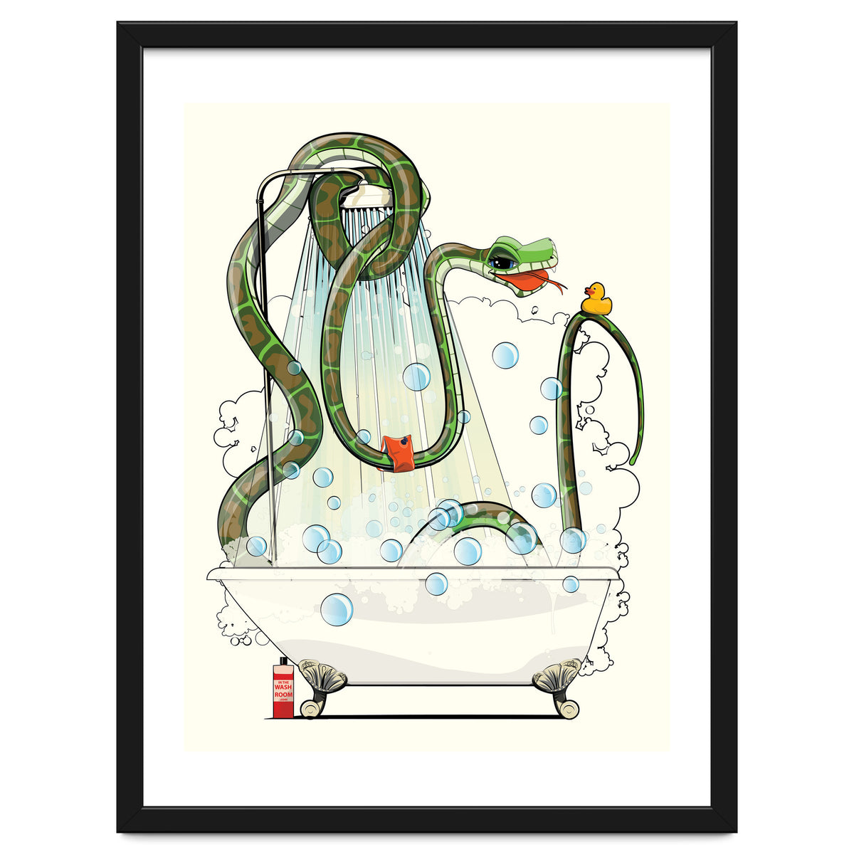 Snake in the Bath, Funny Bathroom Humour