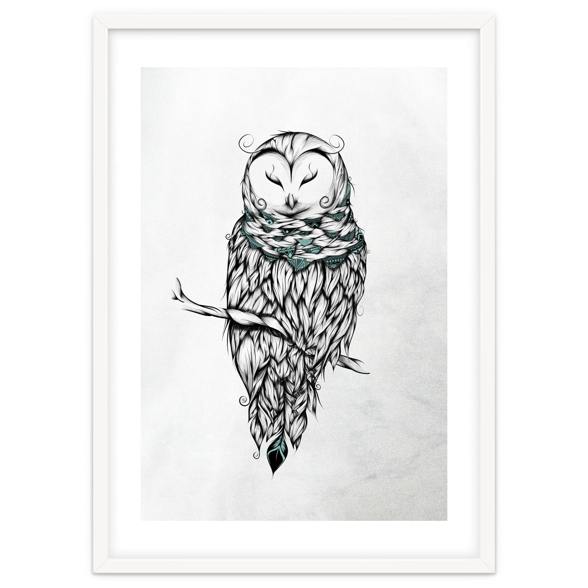 Poetic Snow Owl