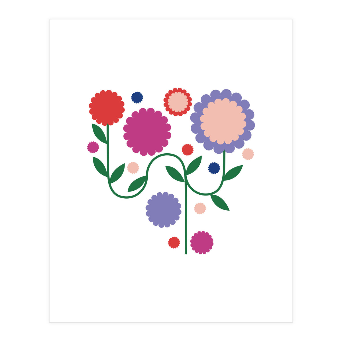 Colorful flowers (Print Only)