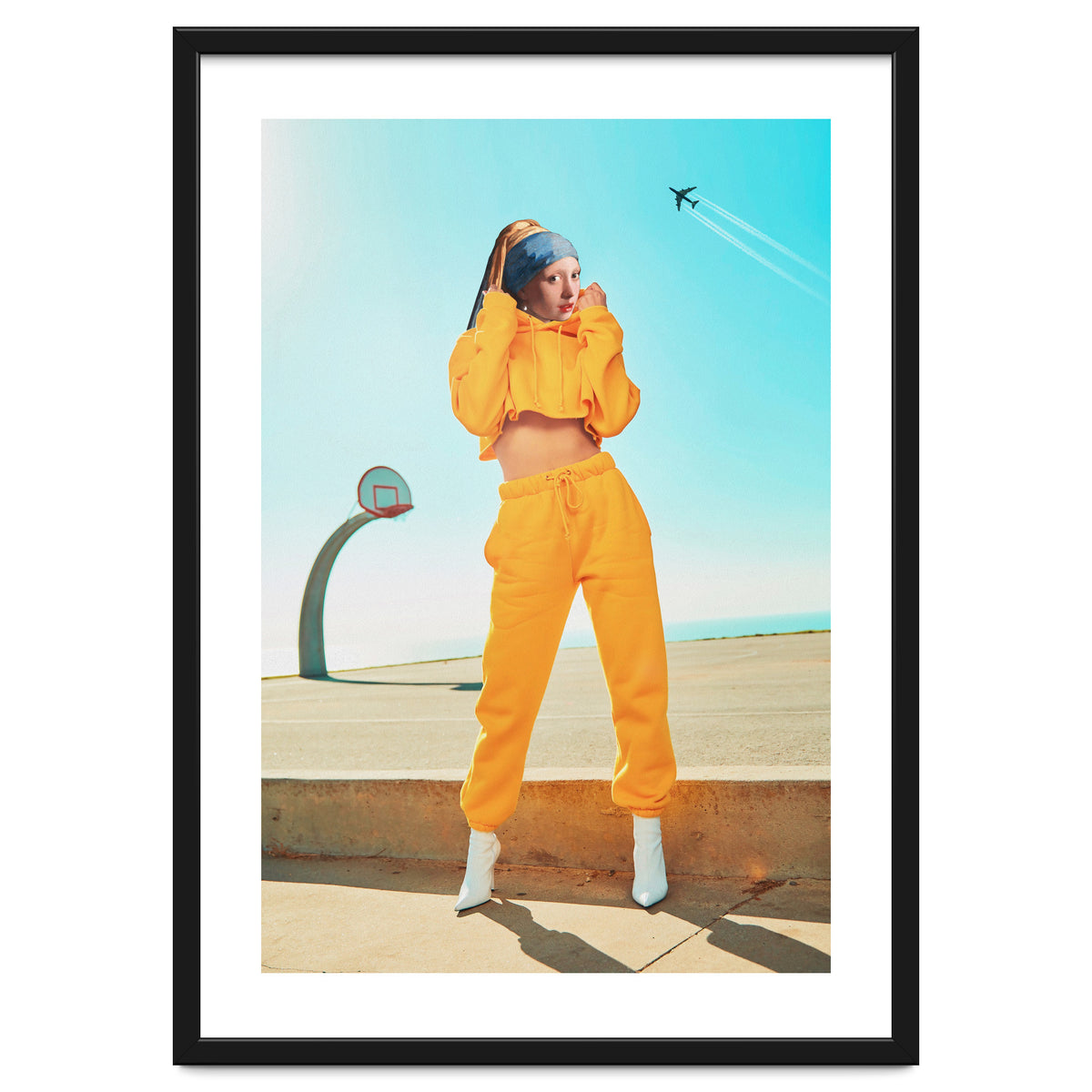 The Girl In Yellow Joggers