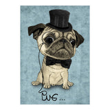 Pug, Gentle Pug (Print Only) thumbnail