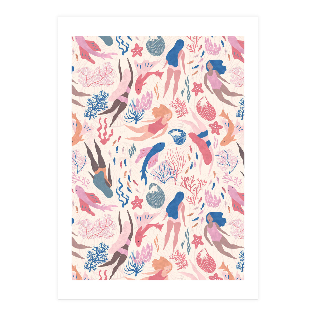 Almost Mermaid (Print Only)