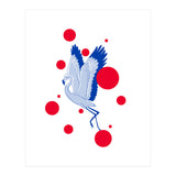 blue flamingo (Print Only) thumbnail