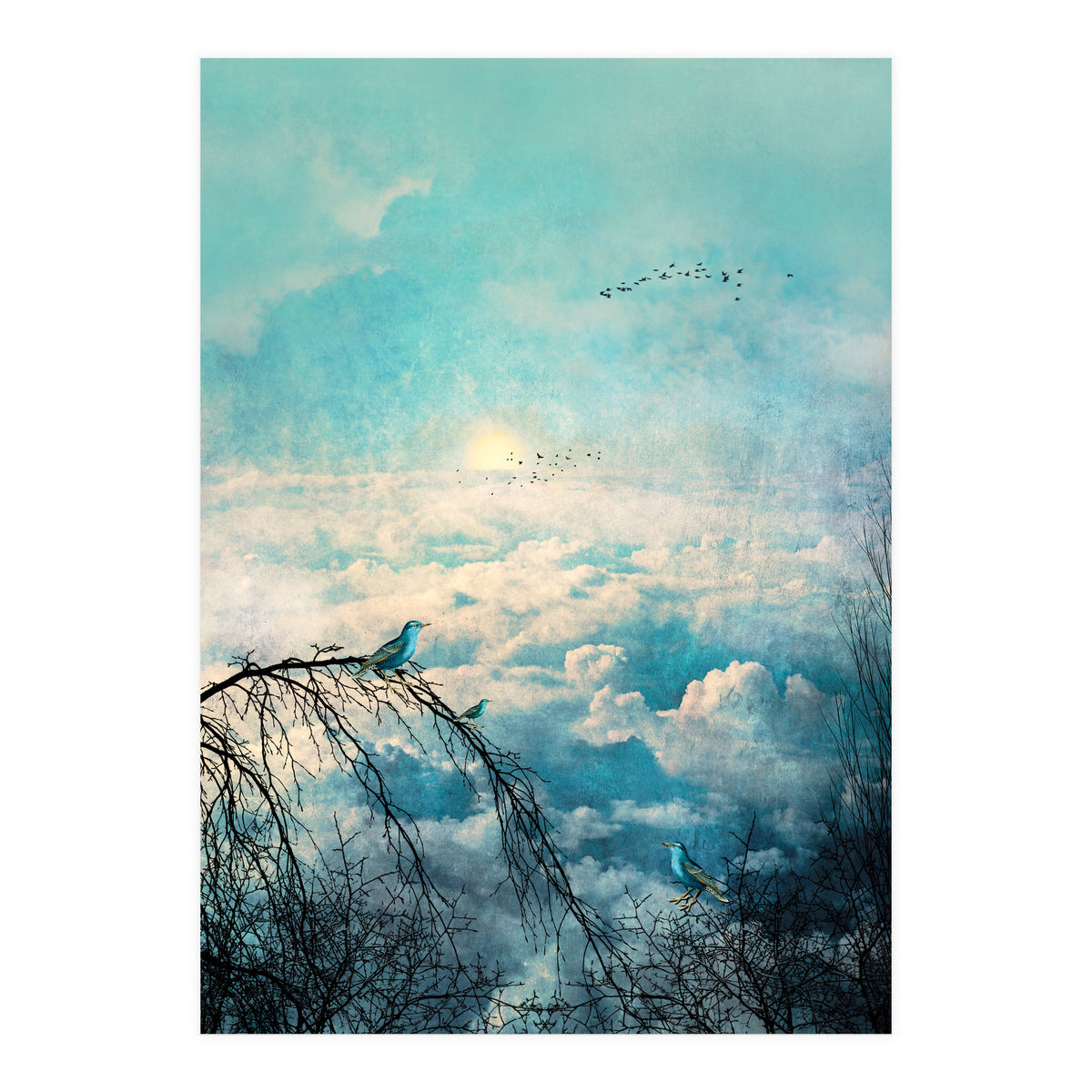 HEAVENLY BIRDS III-B Portrait (Print Only)