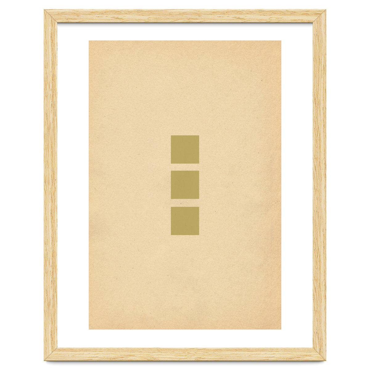 Minimalist green squares