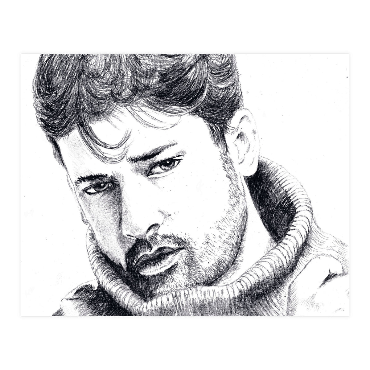 Alp Navruz -Turkish Actor (Print Only)