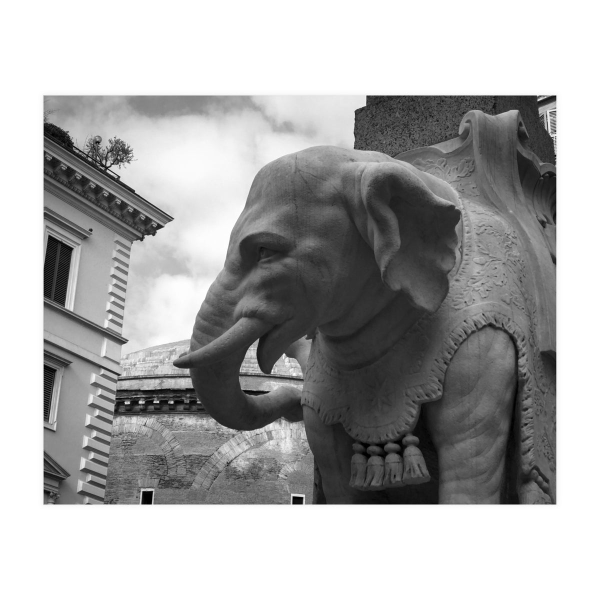 Elephant and Obelisk (Print Only)