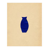 Ultramarine minimalist vase (Print Only) thumbnail