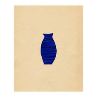 Ultramarine minimalist vase (Print Only)