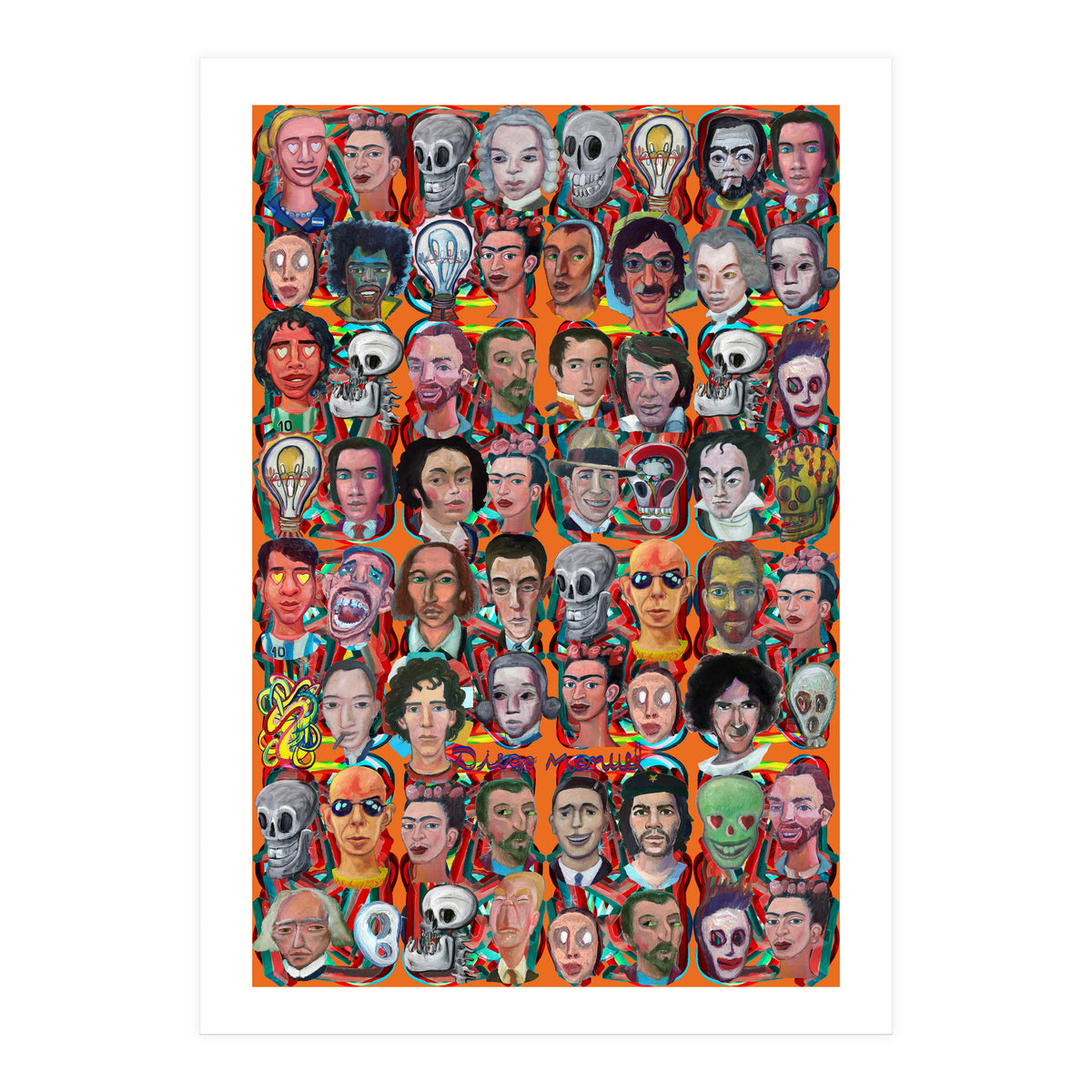 Formas 14 34 3d And Retratos 5 (Print Only)