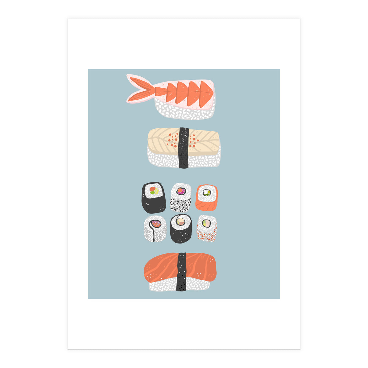 Sushi Roll Maki Nagiri (Print Only)