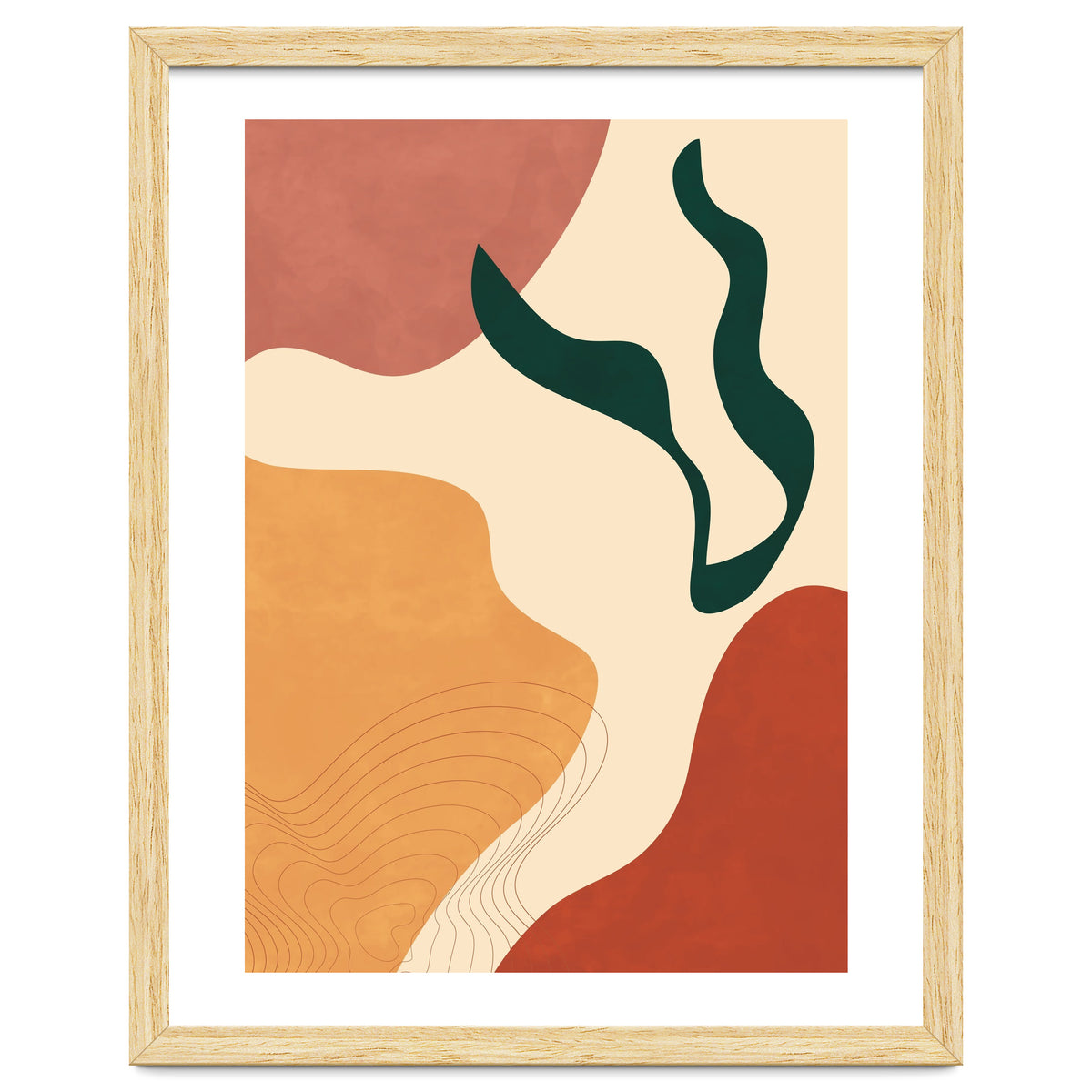 Abstract Scandi Neutral Shapes