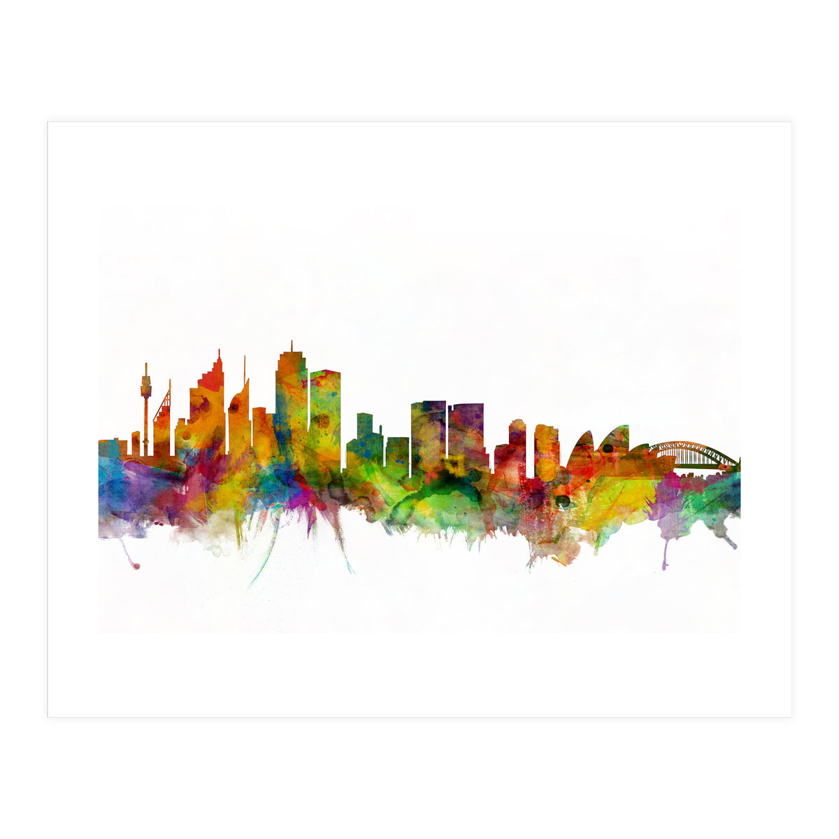 Sydney Australia Skyline (Print Only)
