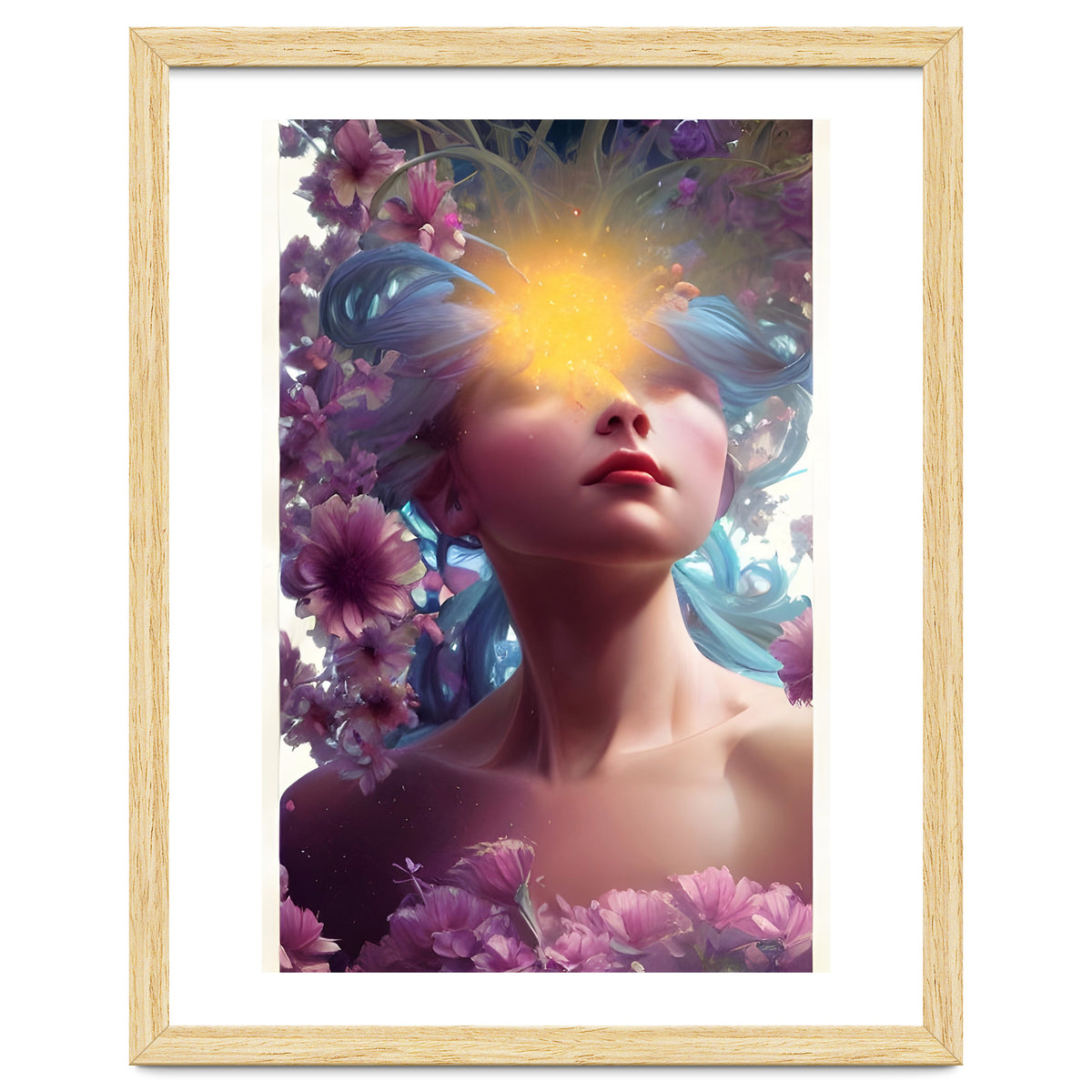 Vicky's Head In The Floral Clouds