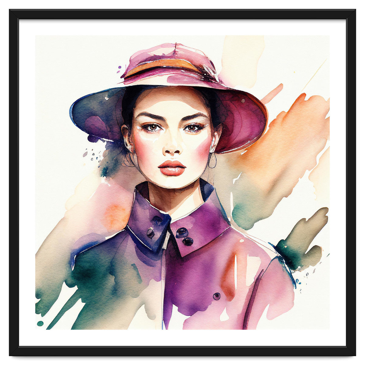 Watercolor Fashion Woman #2