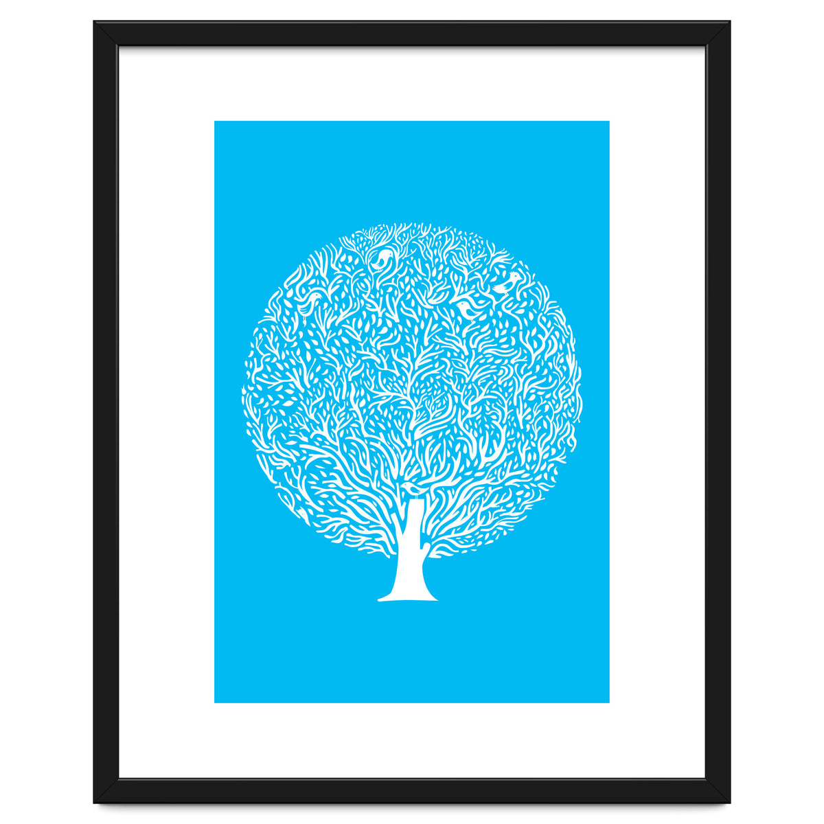 Blue tree