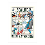 Sea Life in the Bathroom (Print Only) thumbnail