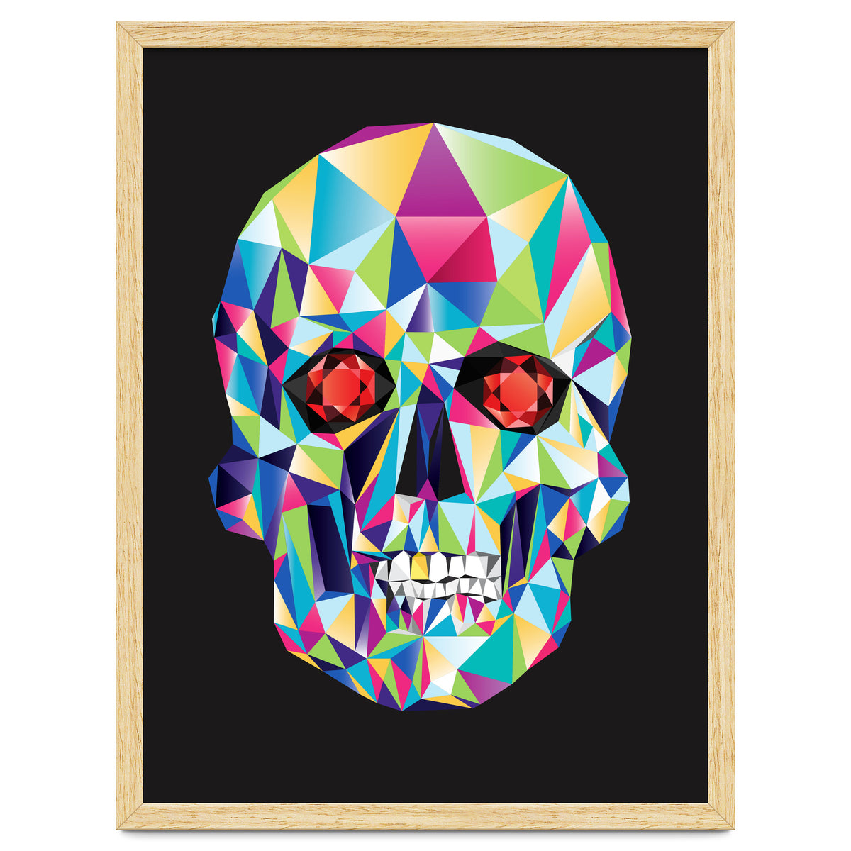 Geometric Candy Skull