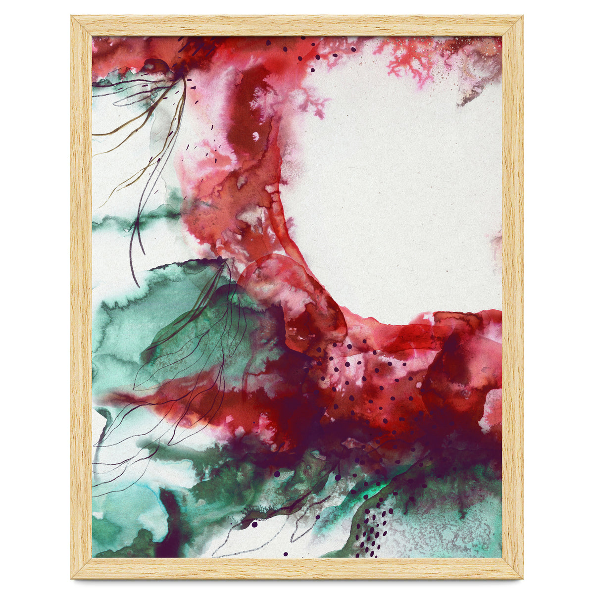 Abstract floral explosion