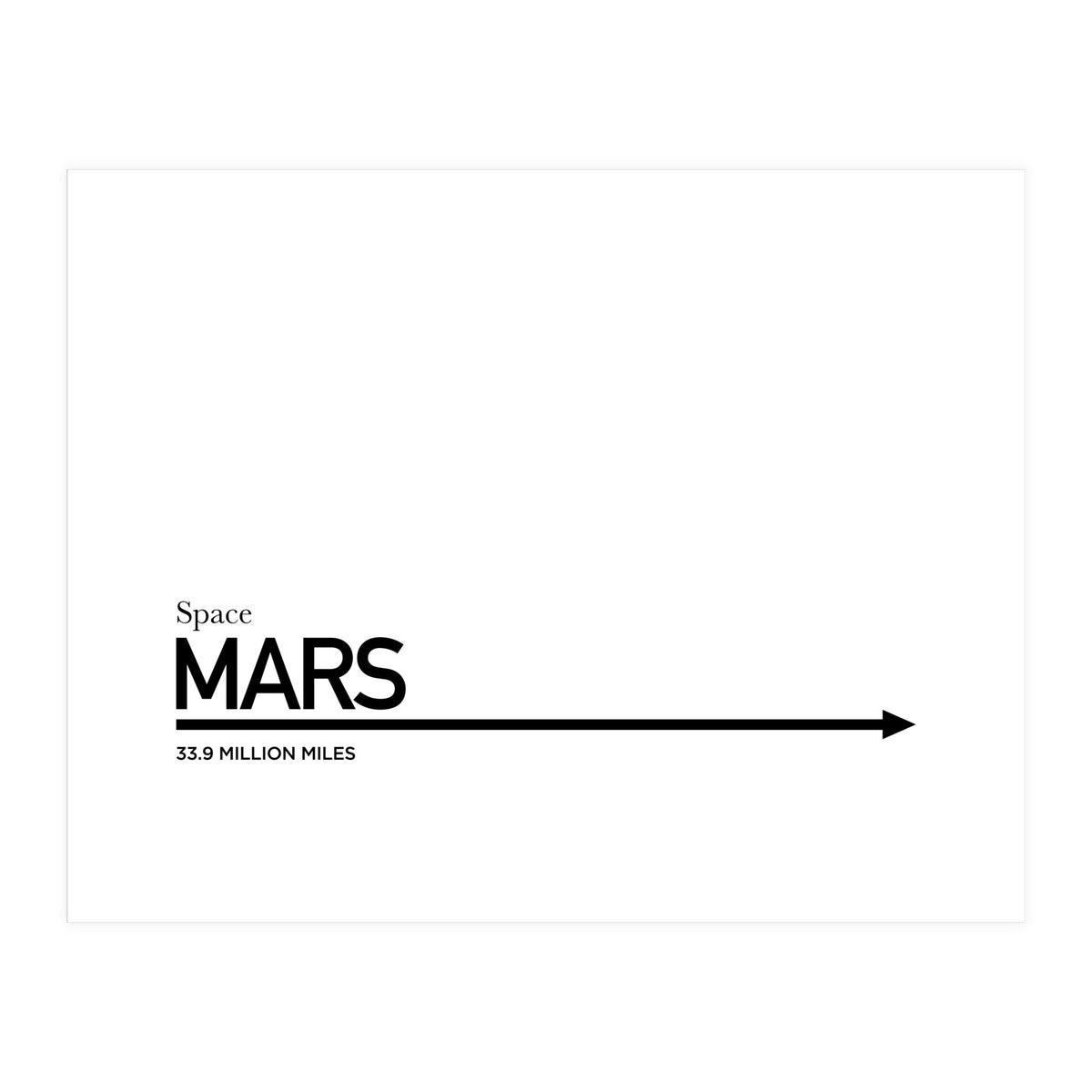 TO MARS (Print Only)