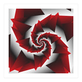 Abstract Geometric Red Graphics (Print Only) thumbnail