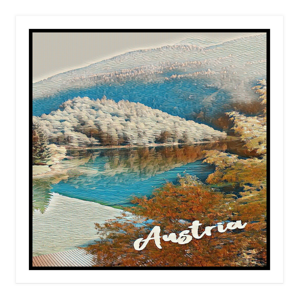 Austria Lake  (Print Only)