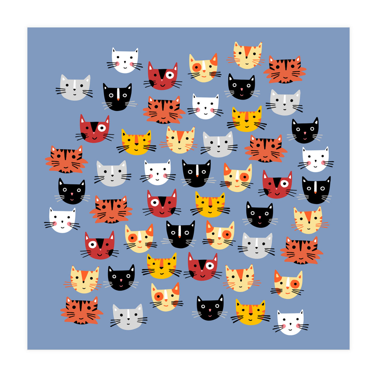Multiple Cats (Print Only)