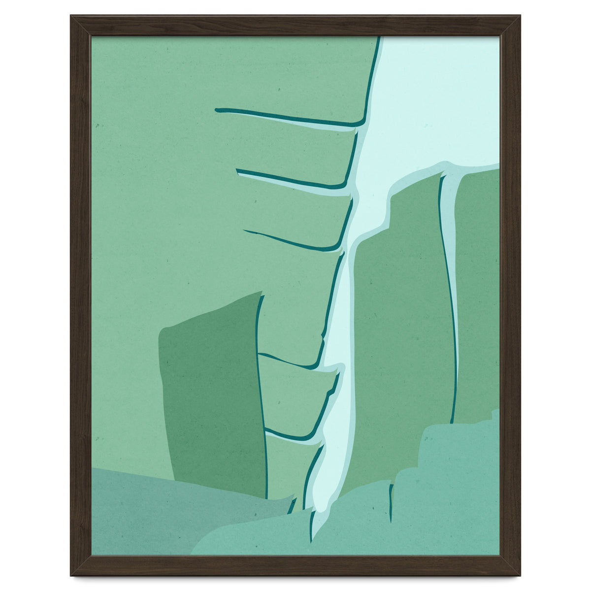 Abstract Banana Leaves One - Greener Eden