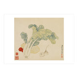 Wang Chengyu ~flowers, Vegetables, Chinese Cabbage, Potatoes, Garlic, Tomatoes, Vegetables (Print Only) thumbnail
