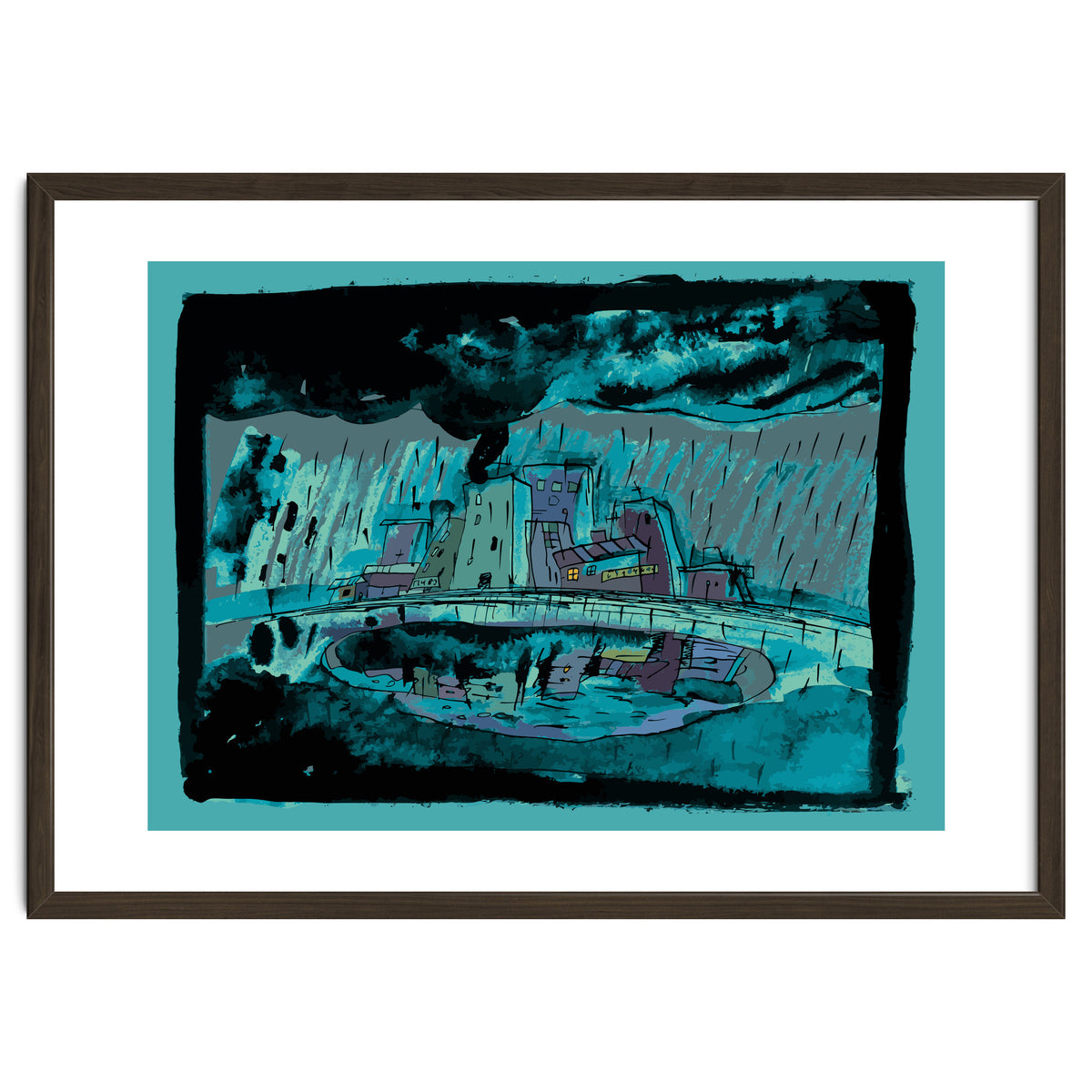 Autumn Rain in the Old City