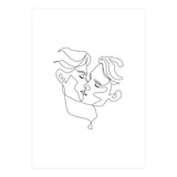 gay love line art-b (Print Only) thumbnail