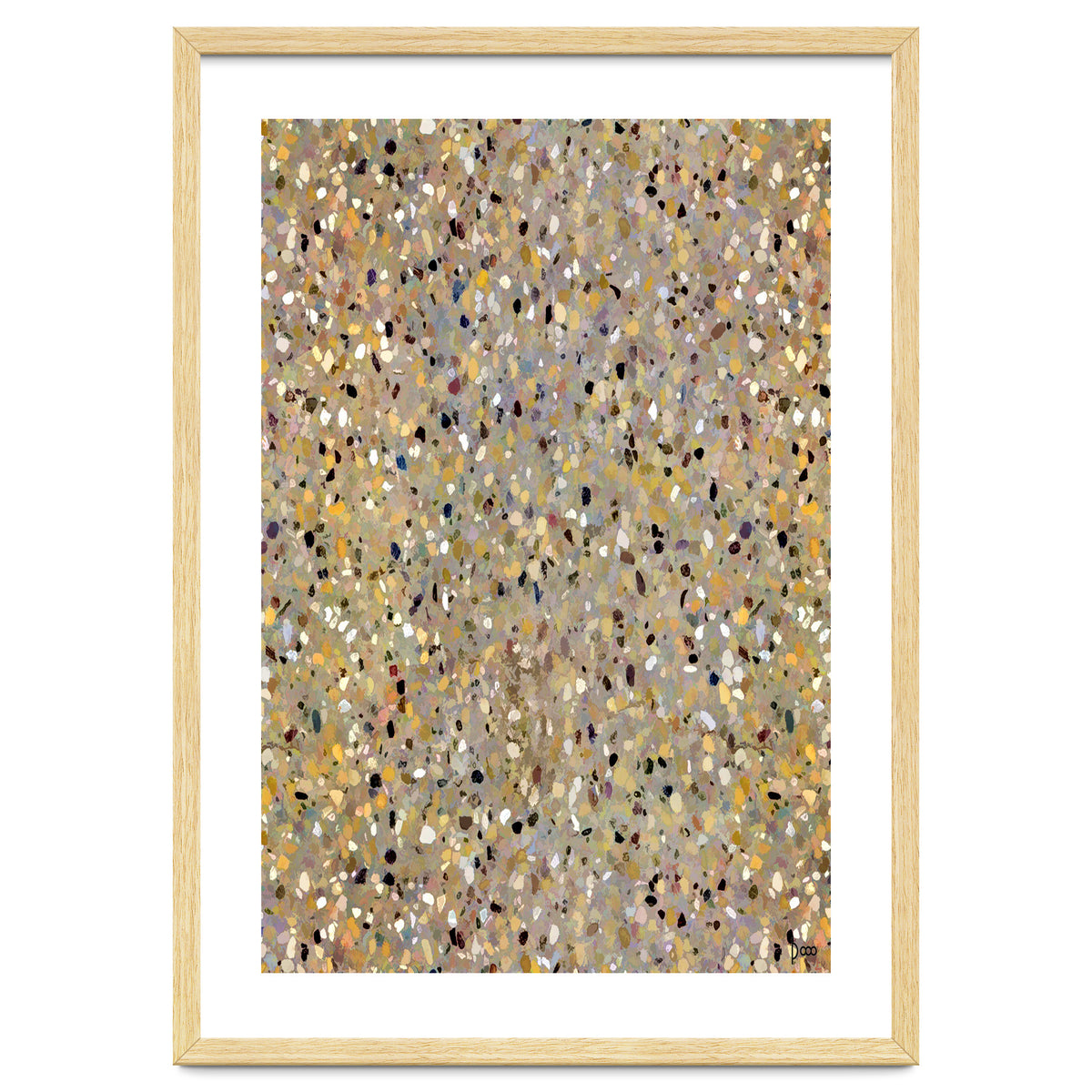 Golden Brown Terrazzo