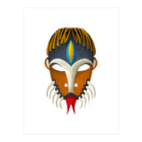 Tribal Mask 12 (Print Only) thumbnail