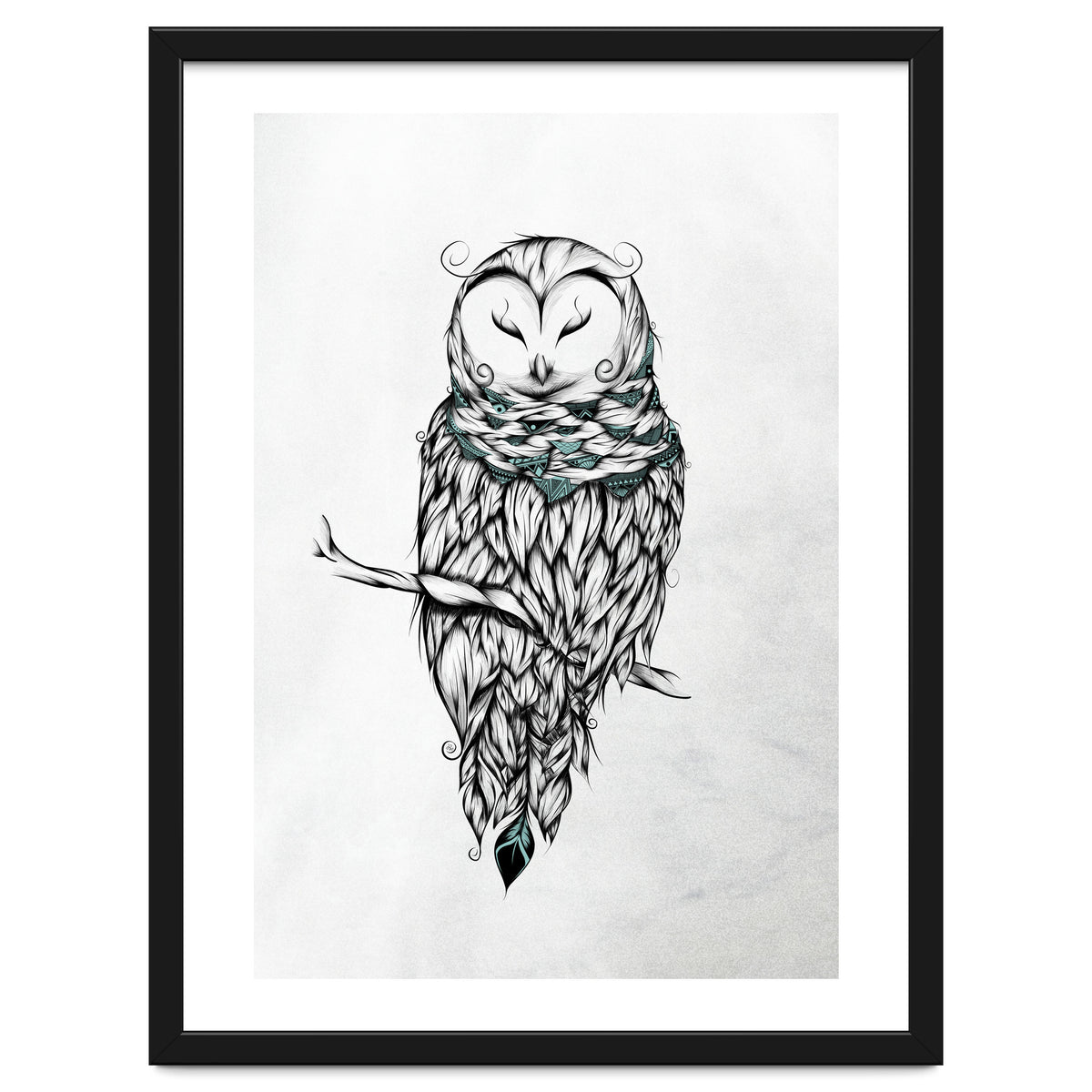 Poetic Snow Owl
