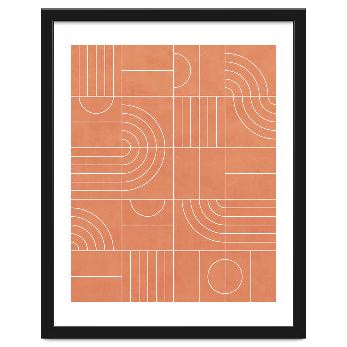 My Favorite Geometric Patterns No.23 - Coral