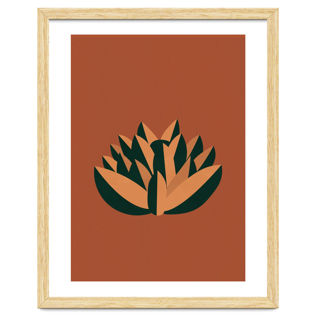 Bohemian Terracotta Flower